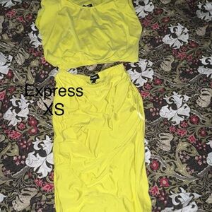 Express Yellow Two-Piece Set
